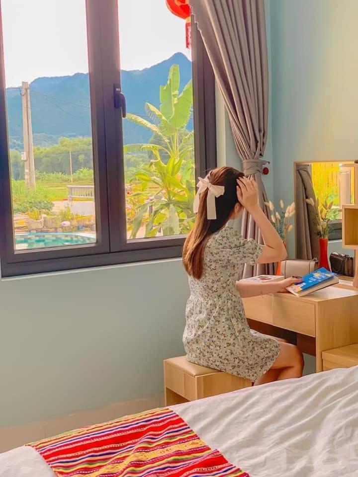 An Huy Homestay ماي تشاو المظهر الخارجي الصورة